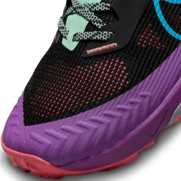 Rare NEW Mens Nike Kiger 8 Black Purple Blue Salmon 7.5 US Mens 9 US Womens - Picture 6 of 8